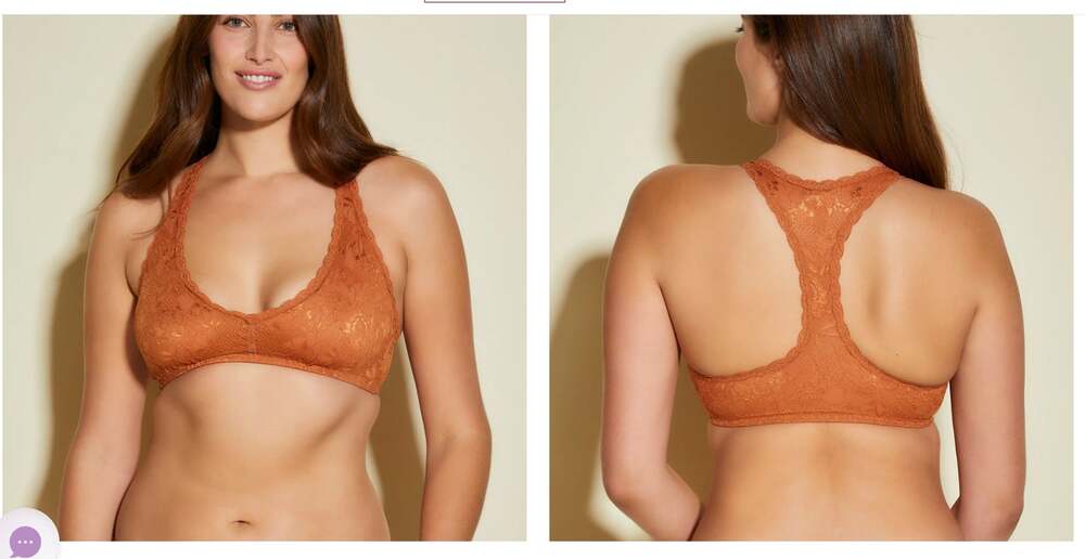 Cosabella NSN Beauty Racie Bralette Never1361 Dark Copper Medium NWT